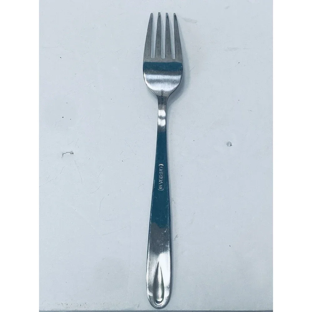 4 Vintage Oneida Gleason stainless steel  Flatware Salad Dessert  Forks 7.5”